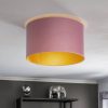Golden Roller mennyezeti lámpa Ø40cm rózsasz/arany