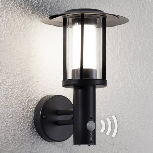 Gregory LED fali lámpa sötétszürke érzékelő