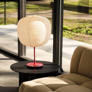 HAY Common Table búra peach láb fekete/jelzőpiros