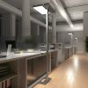 Irodai LED állólámpa Aila