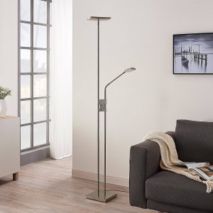 Jonne LED állólámpa olvasókarral szögletes