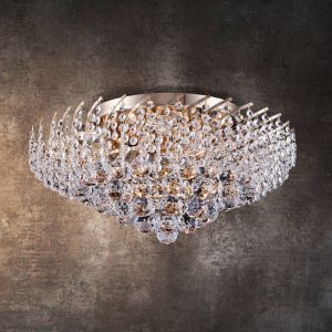 Kristály mennyezeti lámpa Karolina Ø 51 cm