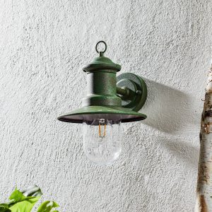 Kültéri fali lámpa Leonie vintage zöld
