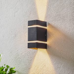Kültéri falilámpa Cremona csíkokkal