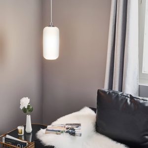 L 4559 függő lámpa hosszú üvegbúrával
