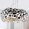 LED függő lámpa Narisa Ø 46 cm króm