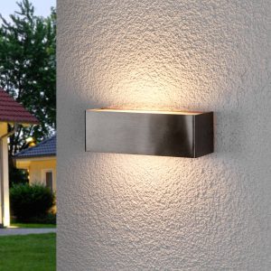LED kültéri fali lámpa Alicja nemesacélból