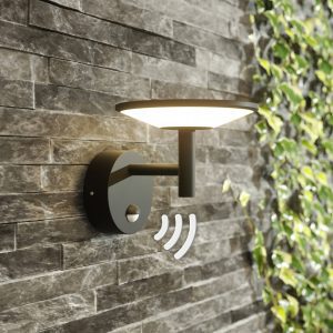 LED kültéri fali lámpa Fenia mozgásérzékelővel