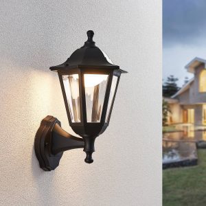 LED kültéri fali lámpa Iavo fekete színben