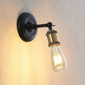 Lindby Aturia fali lámpa antik kivitelben