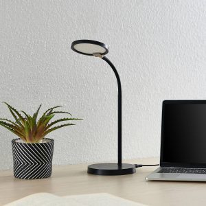Lindby Binera LED asztali lámpa 3-fok. dimmerrel
