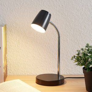 Lindby Jegor LED asztali lámpa fekete