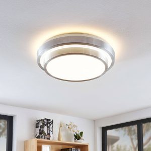 Lindby Naima LED alu mennyezeti lámpa kerek 41 cm