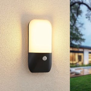 Lucande Bazilea LED érzékelős kültéri fali lámpa