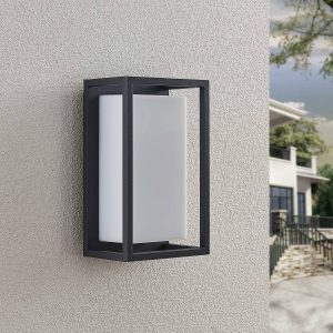 Lucande Ilirian LED kültéri fali lámpa alu