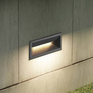 Lucande Jaano LED beépíthető fali lámpa kültérre