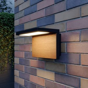 Lucande Lignus LED kültéri fali lámpa