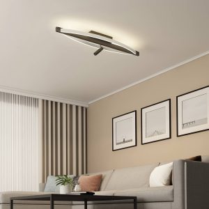 Lucande Matwei LED mennyezeti lámpa ovál nikkel
