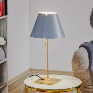 Luceplan Costanzina lámpa sárgaréz beton szürke