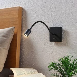 Mayar LED fali-/olvasólámpa kihajtható kar fekete