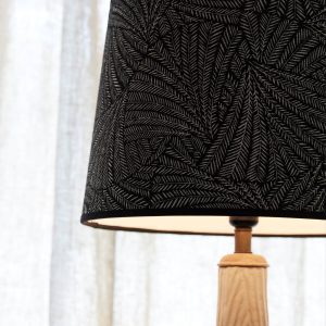 PR Home Hope asztali lámpa Ø 35 cm bézs/fekete