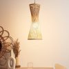 Pauleen Woody Glow függő lámpa rattan ernyővel