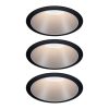 Paulmann Cole LED-spot ezüst-fek. 3 db-os készl.