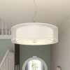 Pikka textil függő lámpa E27 LED-lámpákhoz