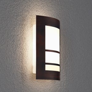 Rozsdabarna kültéri fali lámpa Katalea
