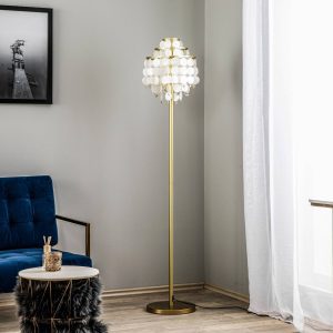 Ruben álló lámpa gyöngyház korongokkal