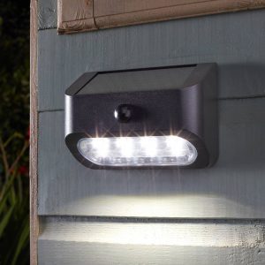 Sentinal LED napelemes fali lámpa érzékelővel 2 db