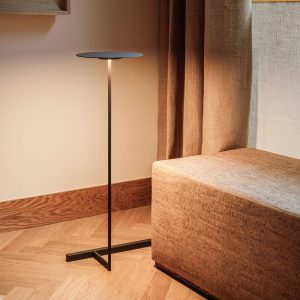 Vibia Flat LED álló lámpa 96cm szürke L1