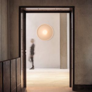 Vibia Top LED fali lámpa Ø 60 cm lágy rózsaszín