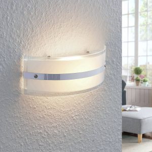 Zinka üveg fali lámpa LED-del
