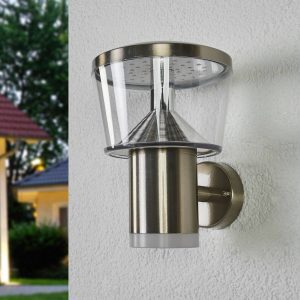 nemesacél LED kültéri fali lámpa Antje