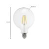 Arcchio LED gömb izzó G125 E27 3