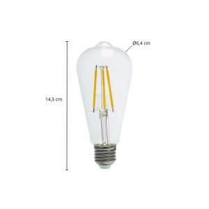 Arcchio LED rusztikus izzó E27 3