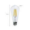 Arcchio LED rusztikus izzó E27 3
