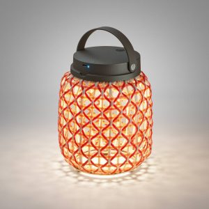 Bover Nans M/21/R LED akku asztali világítás piros