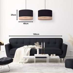 Ø40cm tölgy világos