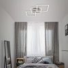 Frame LED mennyezeti lámpa fok-dimm króm-alu 76x37