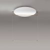 ICONE Duetto LED lógó lámpa 927 Ø90cm fehér/bronz