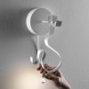 Knikerboker Curve LED falilámpa acélból