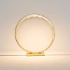 LED asztali világítás Asterisco gyűrű design arany