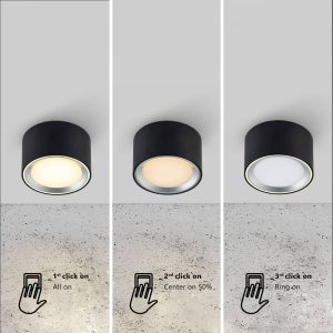 LED downlight Fallon 3-step-dim