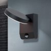 LED kültéri falilámpa Hendryk érzékelővel
