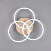 LED mennyezeti világítás Circle 3 izzós fa