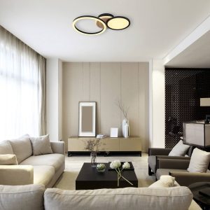 LED mennyezeti világítás Sid fával