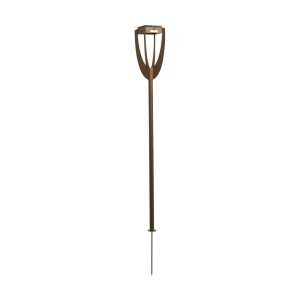 LED napelemes világítás Tulip földtüskével corten