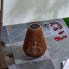 Lindby Amaria LED solar világítás rattan sötét